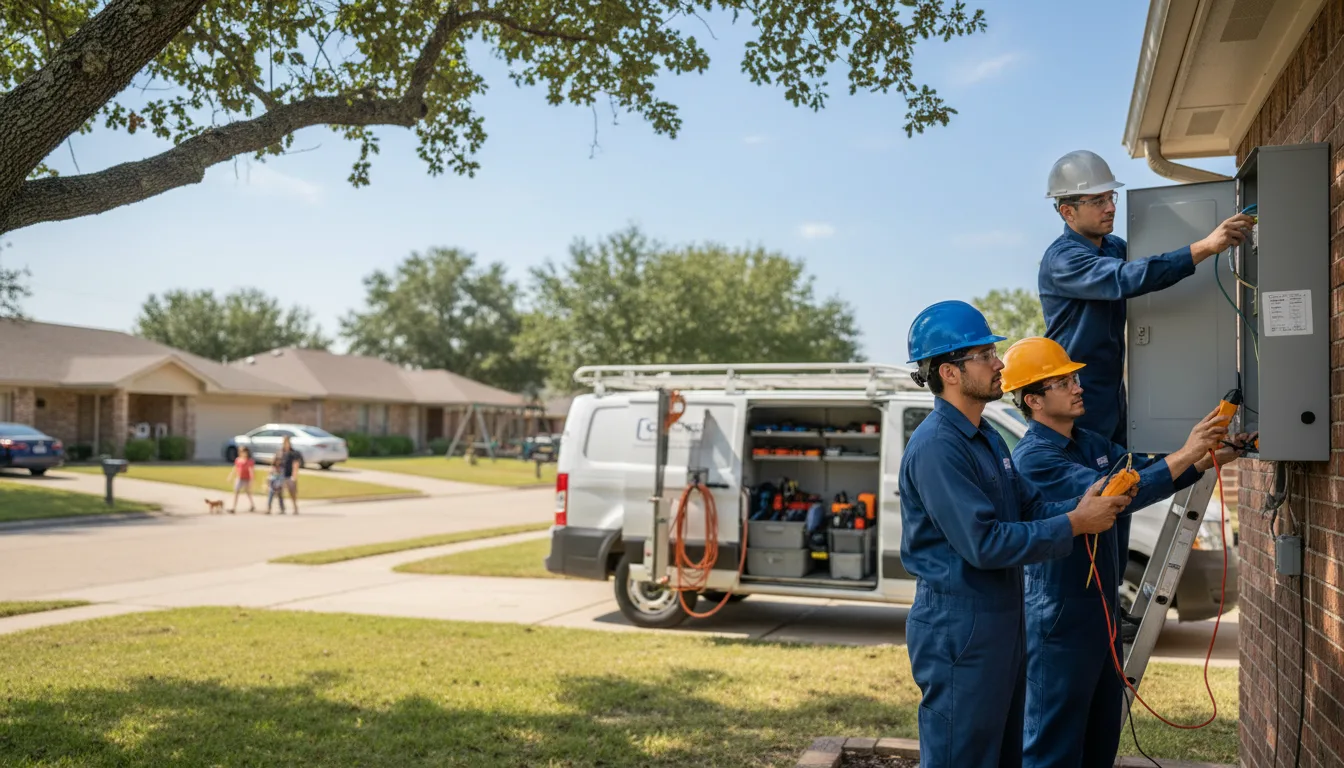 Certified electrician providing emergency electrical services in Battletown, KY